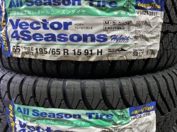 画像1: Vector 4Seasons Hybrid 195/65R15 91H